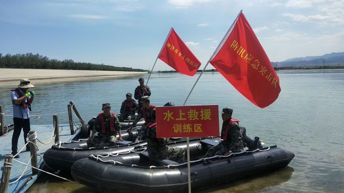 【德利泰】參與防汛應急救援裝備實訓演練活動